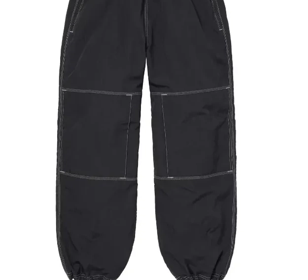 L TRACK M S Black PANT Sports RIPSTOP Reflective XL Pants 0706